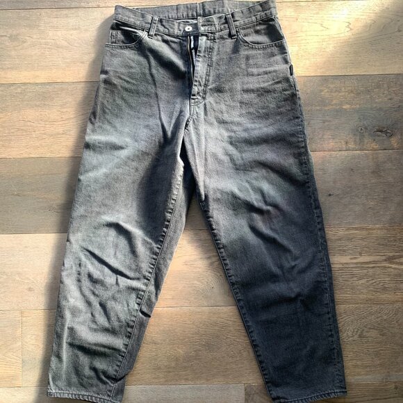 Neighborhood Baggy Silhouette Denim Pants Black - Picture 6 of 8